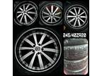 Four used 5 Lug 20inch Rims in EXCELLENT CONDITION with 3 tires!!!