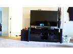 55in Samsung Smart TV with stand and sound bar
