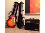 Epiphone Les Paul Traditional Pro/VOX AMP/SKB AIRLINE case