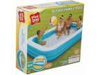 10-Foot Rectangular Inflatable Family Pool, Blue