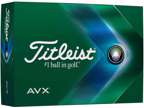 Titleist 2022 AVX Golf Balls, 12 Pack, White, FREE SHIPPING