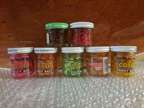 7 Trout fishing Jars of Beads / Bait Variety Bag