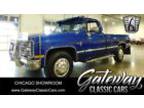 1984 Chevrolet C20 Pickup Dark Blue 1984 Chevrolet C20 350 CID V8 Automatic