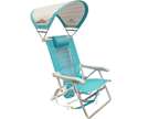 GCI Waterside SunShade Backpack Beach Chair - Seafoam