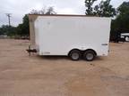 7.5x14 14' Enclosed Cargo Racing Show Bike Hauling Moving Storage Trailer LA