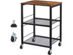 Stand Industrial Printer Cart with Wheels Printer Table with