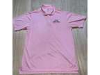 Adidas Oak Hills Golf Country Club Large Large Pink Polo