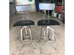 2 Restoration Hardware 1940's inspired Toledo bar chairs