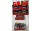 Sony High Fidelity 60 Minute Cassette Normal Bias Tapes Lot