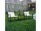 Outdoor Wicker Rocking Chair 3PCS Set Rattan Patio Furniture