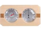 Double Dial Thermometer Hygrometer for Sauna Room Wood Sauna