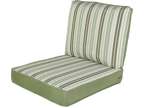 Quality Outdoor Living 22 x 25 Chair Cushion, 2 Piece Set