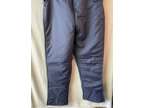 Vintage Obermyer Full Side Zip Dark Blue Men’s Ski Pants