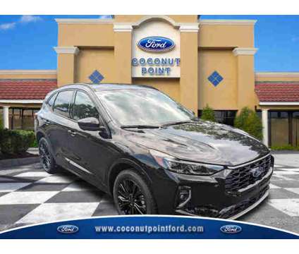 2023 Ford Escape ST-Line Elite is a Black 2023 Ford Escape Car for Sale in Estero FL