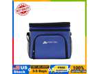 12-Can Soft-Sided Cooler, Blue, free shipping