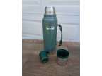 Stanley Thermos Vintage Green 1.1 Quart 1 Liter Vacuum Seal
