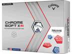 Callaway 2022 Chrome Soft X LS Truvis USA Golf Balls, White