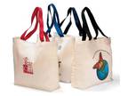 100% Organic Cotton Shopping Bag / Canvas Tote Bag/ Grocery Bag