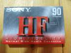Lot of 9 Sony HF 90 Minute High Fidelity Normal Bias Blank