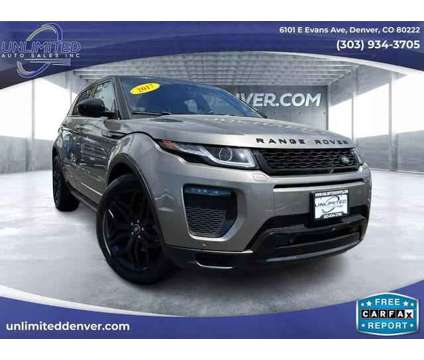 2017 Land Rover Range Rover Evoque for sale is a Grey 2017 Land Rover Range Rover Evoque Car for Sale in Denver CO