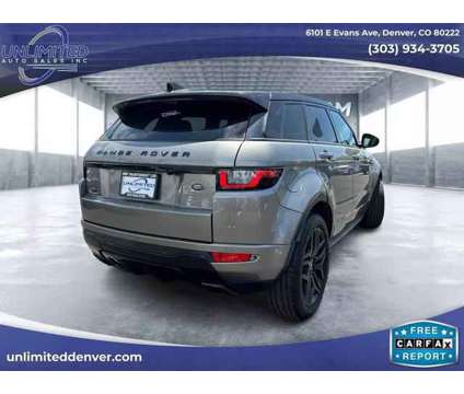 2017 Land Rover Range Rover Evoque for sale is a Grey 2017 Land Rover Range Rover Evoque Car for Sale in Denver CO