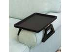 Arm Table Clip On Tray Sofa Table for Wide Couches.
