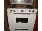 Electric Stove, 50's Vintage, Rca Estate, White. - Opportunity!