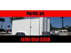 2023 Covered Wagon 7x16 x 7 contractor white enclosed cargo trailer
