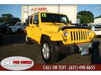 Used 2015 Jeep Wrangler Unlimited SAHARA for sale.