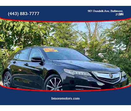 2015 Acura TLX for sale is a Black 2015 Acura TLX Car for Sale in Baltimore MD