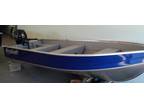 2022 MirroCraft (BOAT ONLY) Utility V Tiller 4604 Resorter 15T -Blue Boat for