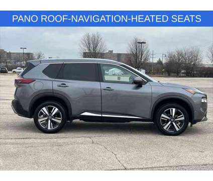 2021 Nissan Rogue Platinum FWD is a Silver 2021 Nissan Rogue Station Wagon in Lincolnwood IL