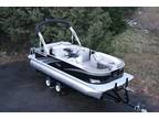 New 23 ft pontoon boat with 115 hp and trailer