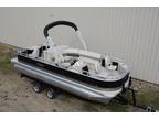 Two tube-New 21 ft pontoon boat with 90 hp and trailer