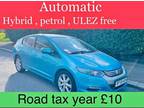 Honda Insight Hybrid/Auto/Ulez Free/£10 Tax/5 Dr