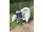 Sunspot inflatable dinghy boat with yamaha 8 Outboard four