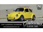 1972 Volkswagen Beetle-New Yellow 1972 Volkswagen Super Beetle 1600 I4 4-speed