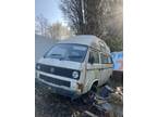 vw camper in need of full restoration classic camper good