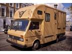 Off-Grid “Log Cabin” Style Vw Lt Horsebox with Drop down