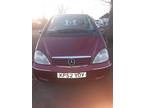 MERCEDES A140 1.4 Petrol Car - LONG MOT-VERY LOW