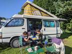 Four berth Toyota Hiace campervan with Remo pop top roof