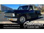 1972 Chevrolet C-10 Custom Pickup Black/Silver 1972 Chevrolet C10 350 SBC V8