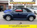 Used 2003 Volkswagen New Beetle Convertible for sale.