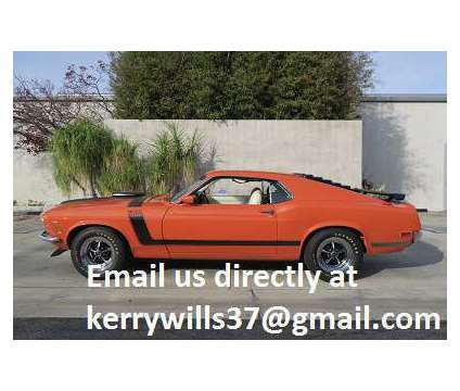 1970 Ford Mustang BOSS 302 Fastback is a 1970 Ford Mustang Boss 302 Classic Car in Los Angeles CA