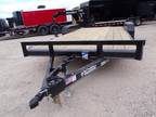 83x18 18' Car Hauler Hot Shot Racing Bike Harley Classic ATV UTV Trailer OK TX