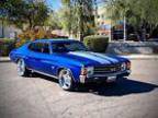 1972 Chevrolet Chevelle Custom 1972 Chevrolet Chevelle Coupe Blue RWD Automatic