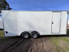 8.5 x 20 20ft Enclosed Cargo Racing Dragster Motorcycle Show Car Hauler Trailer