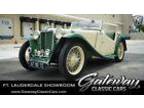 1947 MG T-Series Roadster Ivory and Green 1947 MG TC 1250cc I4 4-speed Manual