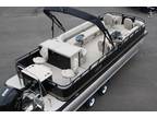 New 25 triple tube pontoon boat with a new 300 hp and