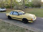 1989 Ford Mustang Sedan Yellow